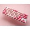 Ducky One 3 TKL Gossamer Pink klawiatura Gaming USB US English Różowy, Biały