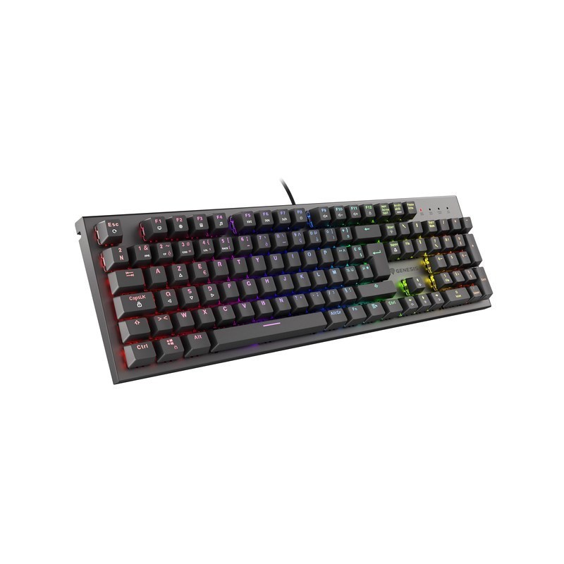 KLAWIATURA DLA GRACZY GENESIS THOR 300 RGB FR PODŚWIETLENIE MECHANICZNA RED SWITCH