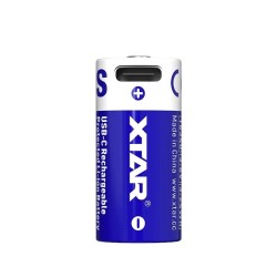 XTAR AKUMULATOR 16340/R-CR123 3,7V LI-ION 900MAH USB-C Z ZABEZPIECZENIEM 16340-900