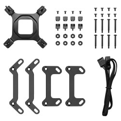 DeepCool MYSTIQUE 240 Procesor Chłodnica cieczy all-in-one 12 cm Czarny 1 szt.