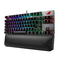 ASUS ROG Strix Scope NX TKL Deluxe klawiatura Gaming USB Niemiecki Czarny, Szary