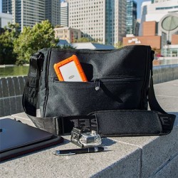 LaCie Rugged USB-C zewnętrzny dysk twarde 2 TB 2.5" USB Type-C 3.2 Gen 1 (3.1 Gen 1) Pomarańczowy, Srebrny