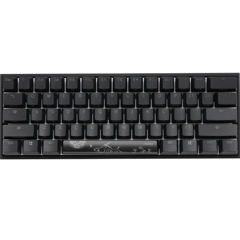 Ducky Mecha Mini klawiatura Gaming USB Angielski Czarny