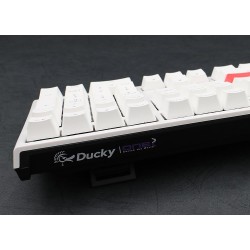 Ducky ONE 2 White Edition klawiatura Uniwersalne USB Niemiecki Biały