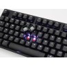 Ducky One 2 White LED klawiatura Uniwersalne USB Niemiecki Czarny, Biały