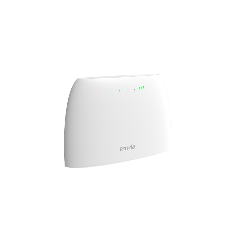 Tenda N300 router bezprzewodowy Fast Ethernet Jedna częstotliwości (2,4 GHz) 4G Biały