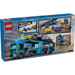 LEGO City 60408 Laweta z samochodami sportowymi