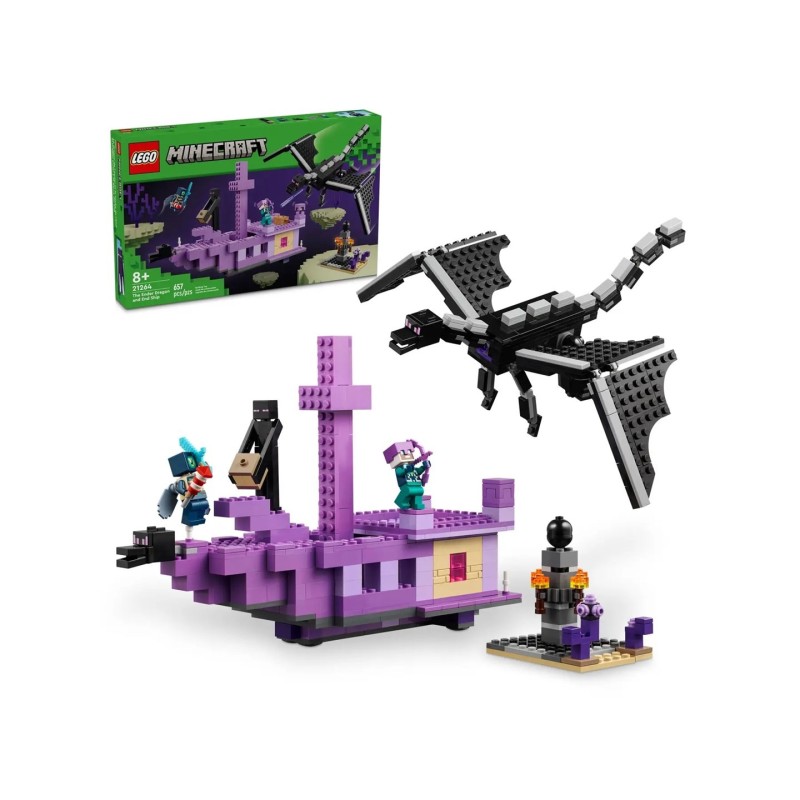 LEGO Minecraft 21264 Smok Kresu i statek Kresu LEGO Minecraft 21264 Smok Kresu i statek Kresu