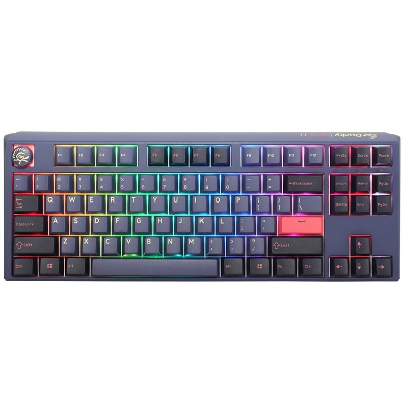 Klawiatura gamingowa Ducky One 3 TKL Gaming USB US English Niebieski