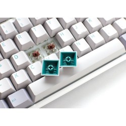 Ducky One 3 TKL Mist Grey klawiatura Gaming USB Niemiecki Szary