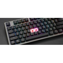 Ducky Shine 7 klawiatura Gaming USB Niemiecki Czarny, Szary