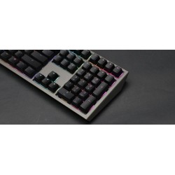 Ducky Shine 7 klawiatura Gaming USB Niemiecki Czarny, Szary