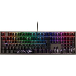 Ducky Shine 7 klawiatura Gaming USB Niemiecki Czarny, Szary