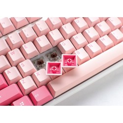 Klawiatura gamingowa Ducky One 3 TKL Gaming USB QWERTZ Niemiecki Różowa