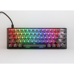 Ducky One 3 Aura Mini MX Speed US klawiatura Gaming USB QWERTY Amerykański międzynarodowy Czarny