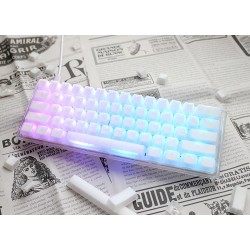 Ducky One 3 Aura White Mini klawiatura Gaming USB QWERTY Amerykański międzynarodowy Biały