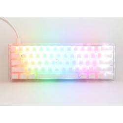 Ducky One 3 Aura White Mini klawiatura Gaming USB QWERTY Amerykański międzynarodowy Biały