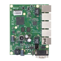 Mikrotik RB450Gx4 ruter Gigabit Ethernet Zielony