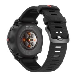 Polar Grit X Pro - Titanium - Zegarek sportowy z paskiem - perforowana skóra - szary - Rozmiar paska: M/L - Wyświetlacz 3 cm