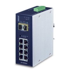 PLANET IGS-10020MT łącza sieciowe Zarządzany L2+ Gigabit Ethernet (10/100/1000) Czarny
