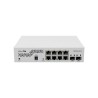 Mikrotik CSS610-8G-2S+IN łącza sieciowe Gigabit Ethernet (10/100/1000) Obsługa PoE Biały Mikrotik CSS610-8G-2S+IN łącza sieciowe Gigabit Ethernet (10/100/1000) Obsługa PoE Biały