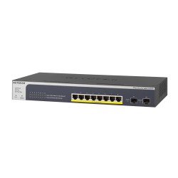 NETGEAR GS510TPP Zarządzany L2/L3/L4 Gigabit Ethernet (10/100/1000) Obsługa PoE Czarny