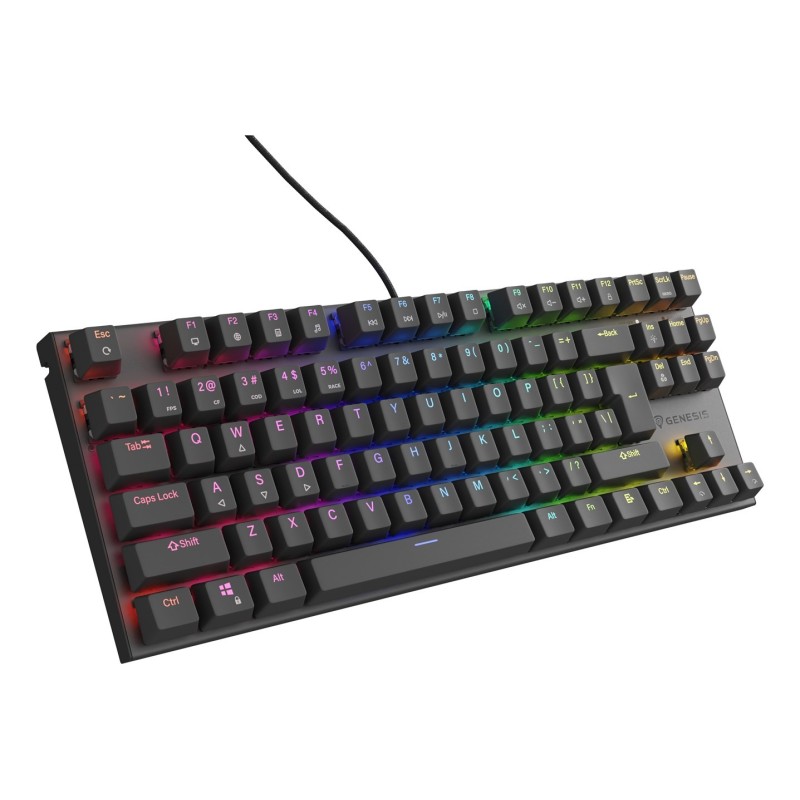 GENESIS Thor 303 TKL klawiatura Gaming USB QWERTY US English Czarny