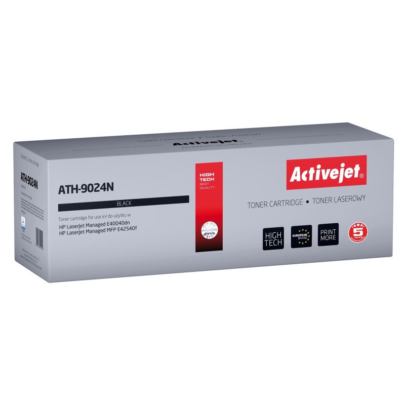 Activejet ATH-9024N Toner (zamiennik HP W9024MC Supreme 11500 stron czarny) Activejet ATH-9024N Toner (zamiennik HP W9024MC Supreme 11500 stron czarny)