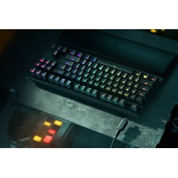 Razer Huntsman V2 Tenkeyless klawiatura Gaming USB QWERTZ Niemiecki Czarny