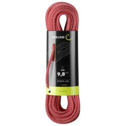 Edelrid 710790802000 lina do wspinaczki Czerwony 80000 mm 9,8 mm Poliamidowy 1 szt.