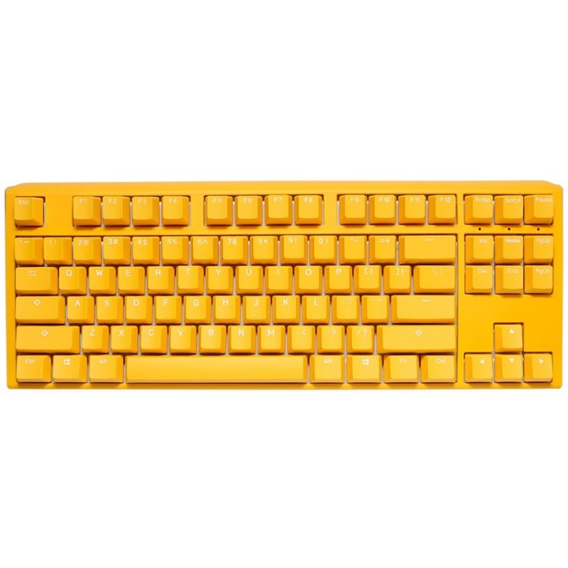 Ducky One 3 TKL klawiatura Gaming USB QWERTY Angielski Żółty