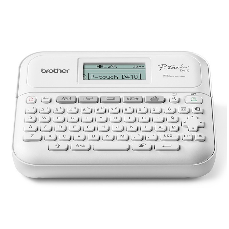 Brother PT-D410VP drukarka etykiet ZINK (Zero-Ink) 180 x 180 DPI Przewodowa TZe QWERTY