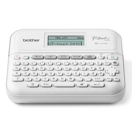Brother PT-D410VP drukarka etykiet ZINK (Zero-Ink) 180 x 180 DPI Przewodowa TZe QWERTY