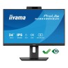 Monitor Iiyama TFT XUB2490HSUH IPS 24''//HDMI/DP/USB/Webcam/hoev - Płaski ekran - 60,5 cm