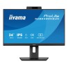 Monitor Iiyama TFT XUB2490HSUH IPS 24''//HDMI/DP/USB/Webcam/hoev - Płaski ekran - 60,5 cm