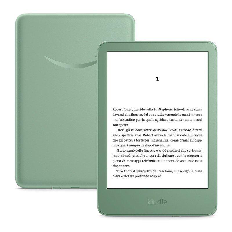 Ebook New Kindle (11th Generation) - 2024 release 6” glare-free 16GB Wi-Fi (Ad-supported) Matcha Ebook New Kindle (11th Generation) - 2024 release 6” glare-free 16GB Wi-Fi (Ad-supported) Matcha