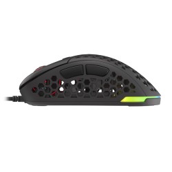 Mysz dla graczy Genesis Xenon 800 lekka 16000 DPI PMW3389 RGB Czarna gamingowa