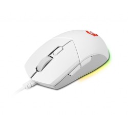 MSI CLUTCH GM11 WHITE myszka Oburęczny USB Typu-A Optyczny 5000 DPI