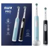 Oral-B Pro 1 PRO1CRSDUO szczoteczka elektryczna Dorosły Obrotowo-pulsacyjna szczoteczka do zębów Czarny, Turkusowy, Biały
