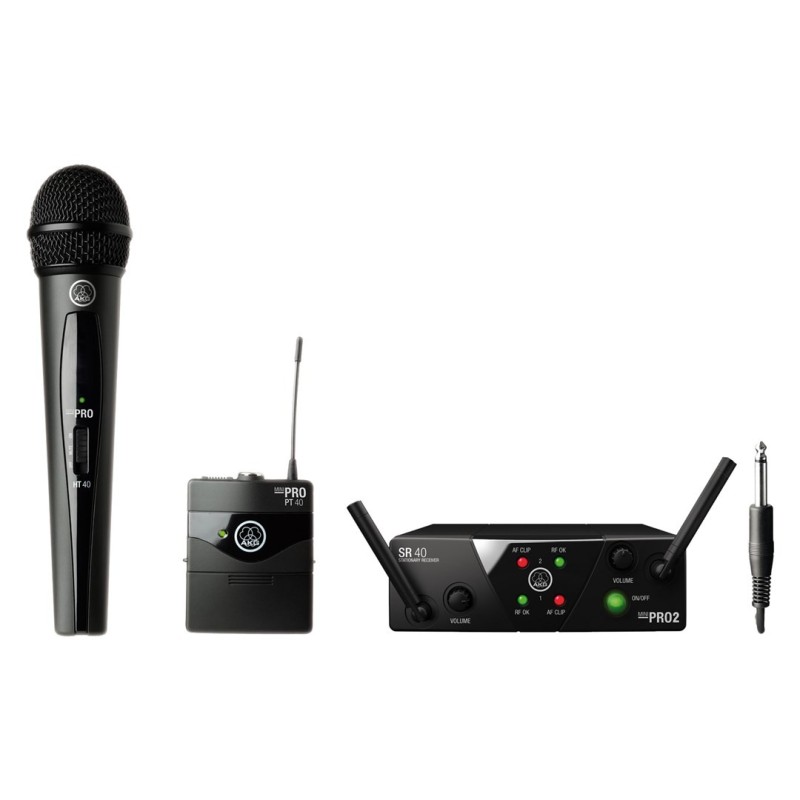 Mikrofonowy zestaw bezprzewodowy AKG WMS40 Mini2 Mix Set BD ISM2/3 EU/US/UK