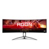 AOC B2 AG493UCX2 monitor komputerowy 124 cm (48.8") 5120 x 1440 px Quad HD LED Czarny