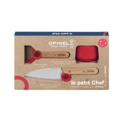 Zestaw kuchenny Opinel Le Petit Chef Red