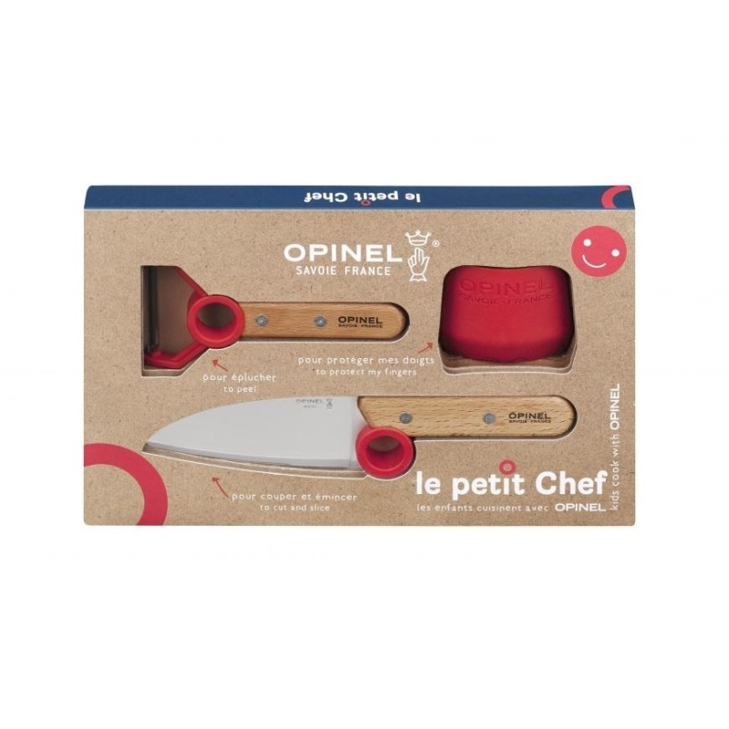 Zestaw kuchenny Opinel Le Petit Chef Red