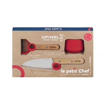 Zestaw kuchenny Opinel Le Petit Chef Red