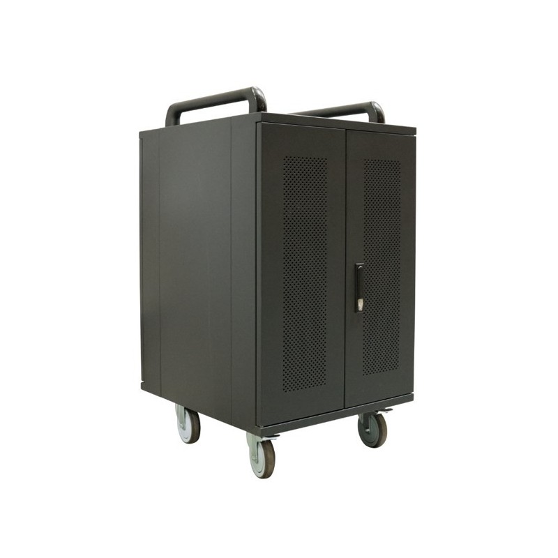 Avtek International Avtek Charging Cart 20 Przenośna szafa do zarządzania urządzeniami Czarny