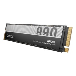 Dysk SSD Lexar | Zobacz materiał NM990 | 2000 GB | Format dysku SSD M.2 2280 | Interfejs dysku półprzewodnikowego PCIe Gen 5x4 |