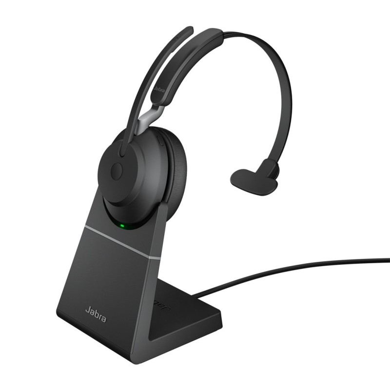 Jabra 26599-889-989 słuchawki/zestaw słuchawkowy Bezprzewodowy Opaska na głowę Biuro/centrum telefoniczne USB Typu-A Bluetooth