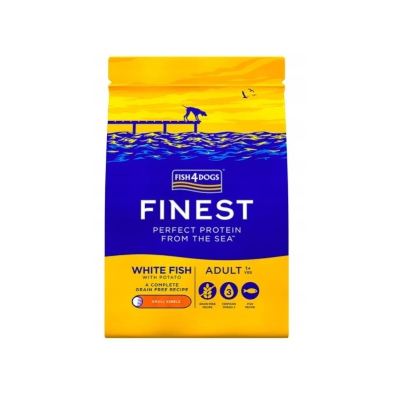 Fish4Dogs Finest Ocean White Fish Małe Rasy 1,5kg