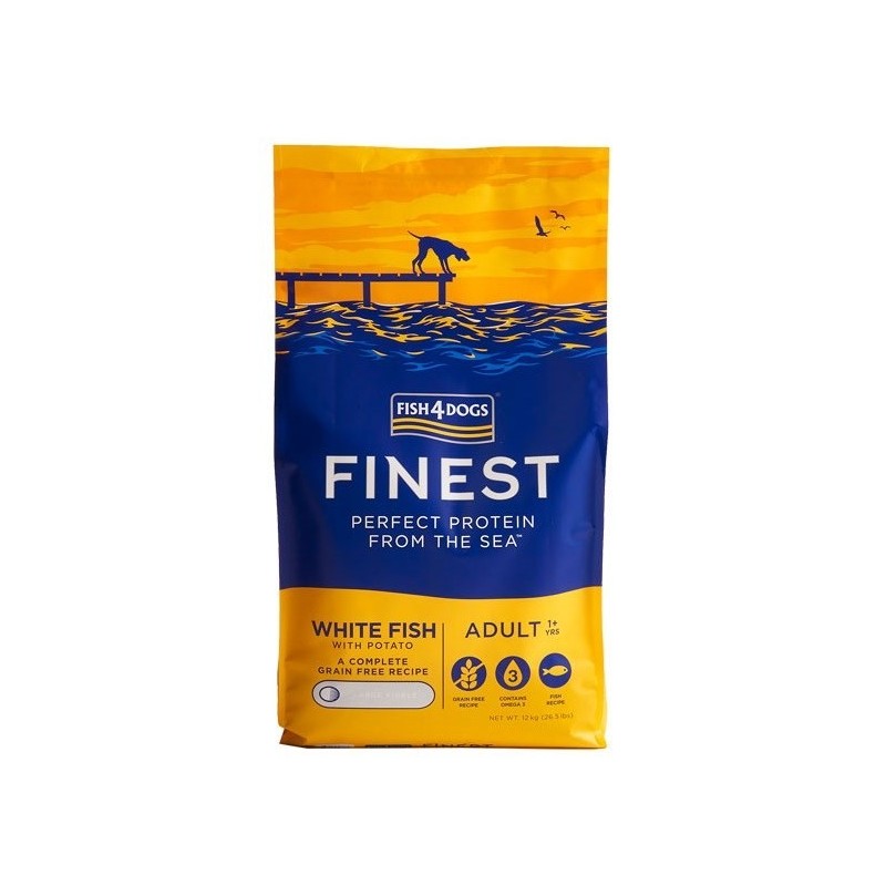 Fish4Dogs Finest White Fish Adult duża rasa 1,5kg