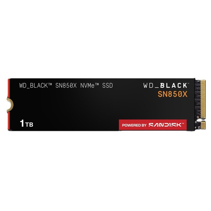 Dysk SSD WD Black SN850X WDS100T2X0E (1 TB M.2 PCIe NVMe 4.0 x4)